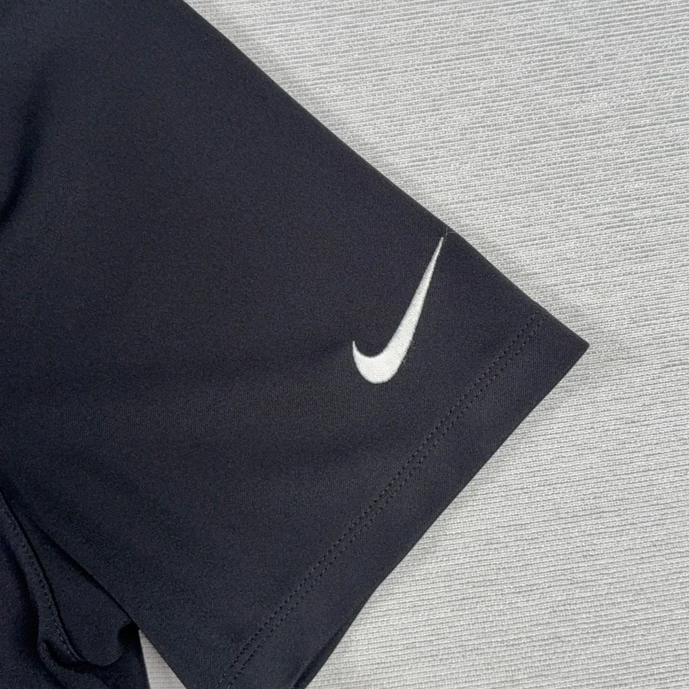 Nike Golf Standard Fit Indiana Pacers Polo Shirt Mens Size L Black Short Sleeve